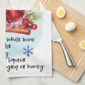 Cider Sangria Recept Theedoek (Quarter Fold)