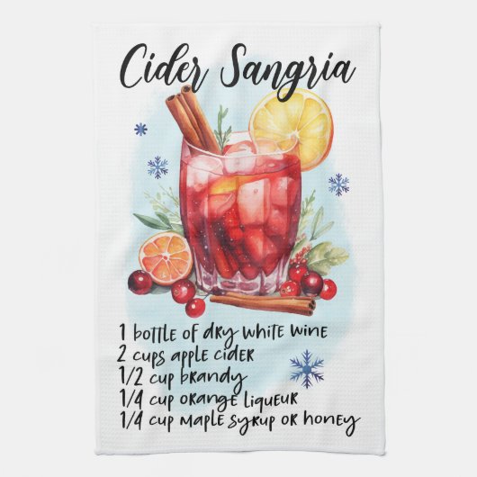 Cider Sangria Recept Theedoek (Verticaal)