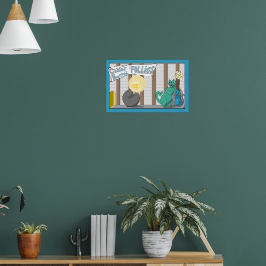 Cider Vat Follies Strip Poster (Woonkamer 1)