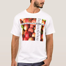 Cider-woorden T-shirt