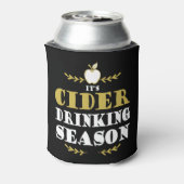 Ciderdrinker Dankzegingsdag Vakanties Blikjeskoeler (Blikje Achterkant)