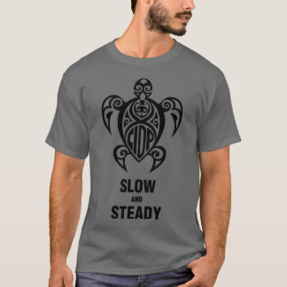 CIDP Turtle Black Slow Steady T-shirt