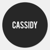 Cidy - Cool New Funny Name Fan Gift Tee Ronde Sticker (Voorkant)