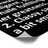 CIE-definitie Gepersonaliseerde naam Grappig Poster (Hoek)