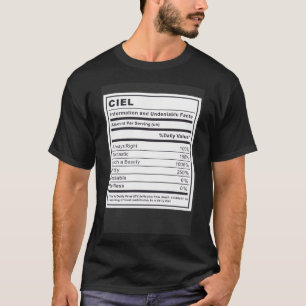 Ciel informatie en onmiskenbare feiten t-shirt