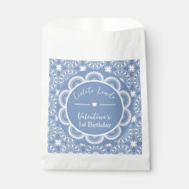 Cielito Lindo 1e verjaardag Blauw Bedankzakje