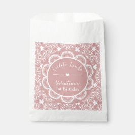 Cielito Lindo 1e verjaardag Roze Bedankzakje