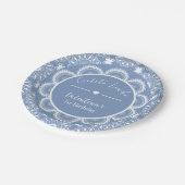 Cielito Lindo 1st Birthday Blue Papieren Bordje (Gekanteld)