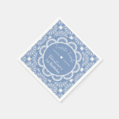 Cielito Lindo 1st Birthday Blue Servet (Hoek)