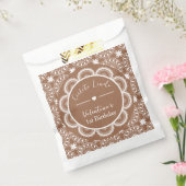 Cielito Lindo 1st Birthday Brown Bedankzakje (Gezegeld)