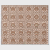 Cielito Lindo 1st Birthday Brown Cadeaupapier (Vlak)