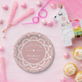 Cielito Lindo 1st Birthday Pink Papieren Bordje (Feest)