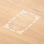 Cielito Lindo-Baby shower Acryl Uitnodigingen (Laagn)