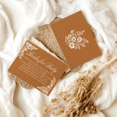 Cielito Lindo baby shower Boek aanvraag Kaart