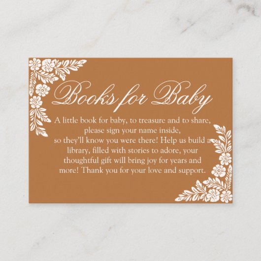 Cielito Lindo baby shower Boek aanvraag Kaart (Voorkant)