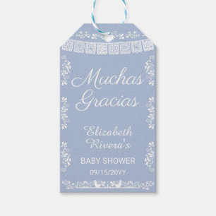 Cielito Lindo Baby Shower Hartelijk Dank Cadeaulabel