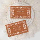 Cielito Lindo Baby shower Hoe groot is de buik van Informatiekaartje