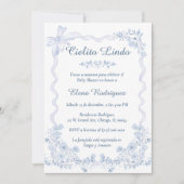 Cielito Lindo Baby shower Invitation Sjabloon Kaart (Voorkant)