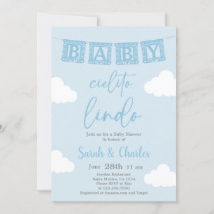 Cielito Lindo Baby shower Jongensuitnodiging Kaart