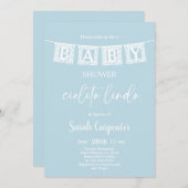 Cielito Lindo Baby shower Jongensuitnodiging Kaart (Voorkant / Achterkant)