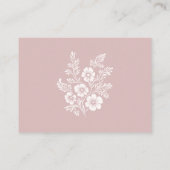 Cielito Lindo baby shower Luier Raffle Informatiekaartje (Achterkant)