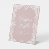 Cielito Lindo baby shower Luier Raffle Teken Reclamebord Met Voetstuk (Voorkant)