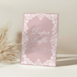 Cielito Lindo baby shower Luier Raffle Teken Reclamebord Met Voetstuk