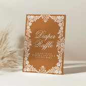 Cielito Lindo baby shower Luier Raffle Teken Reclamebord Met Voetstuk