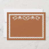 Cielito Lindo Baby shower Muchas Gracias Bedankkaart (Achterkant)