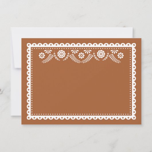 Cielito Lindo Baby shower Muchas Gracias Bedankkaart (Achterkant)