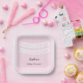 Cielito Lindo Baby shower Roze papier Bord (Feest)