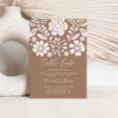 Cielito Lindo Baby shower Terracotta Uitnodiging