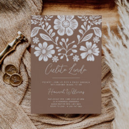 Cielito Lindo Baby shower Terracotta Uitnodiging