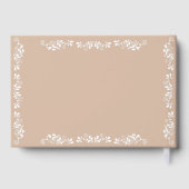 Cielito Lindo Beige Baby Shower Gastenboek (Achterkant)