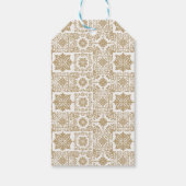 Cielito Lindo Beige Mexicaans Baby shower cadeau L Cadeaulabel (Achterkant)