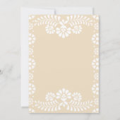 Cielito lindo beige Mexicaans baby shower Kaart (Achterkant)