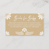 Cielito lindo beige Mexicaanse fiesta boek aanvraa Informatiekaartje (Voorkant)