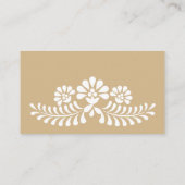 Cielito lindo beige Mexicaanse fiesta luier loteri Informatiekaartje (Achterkant)
