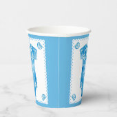 Cielito Lindo blauw baby bodysuit boy baby shower Papieren Bekers (Rechts)