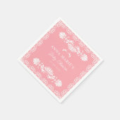 Cielito Lindo Blauw Mexicaans baby shower servet (Hoek)