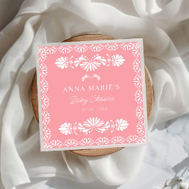 Cielito Lindo Blauw Mexicaans baby shower servet