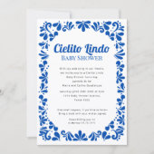Cielito Lindo blauw wit alles in een Kaart (Voorkant)