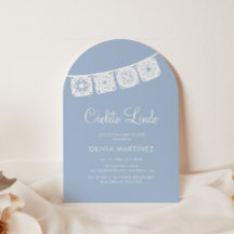 Cielito Lindo Blue Arch Papel Picado Baby shower