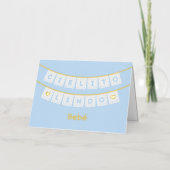 Cielito Lindo Blue Baby Gefeliciteerd Kaart (Voorkant)