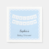 Cielito Lindo Blue Baby shower Servet (Voorkant)