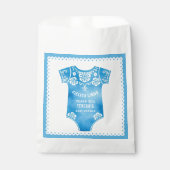 Cielito Lindo blue boy Bedankt baby shower Bedankzakje (Voorkant)