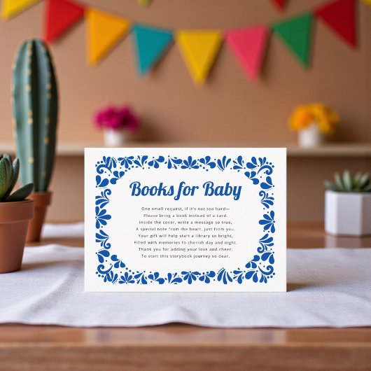 Cielito Lindo  blue white  books for baby  Informatiekaartje