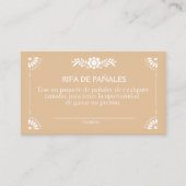 Cielito Lindo Brown Spaanse behuizing Raffle Kaart (Voorkant)