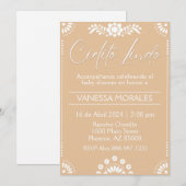 Cielito Lindo Brown Spaanse Uitnodiging (Voorkant / Achterkant)