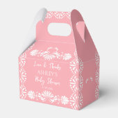 Cielito lindo Dusty Roze Baby shower Favorieten Do Bedankdoosjes (Voorkant Zijde)